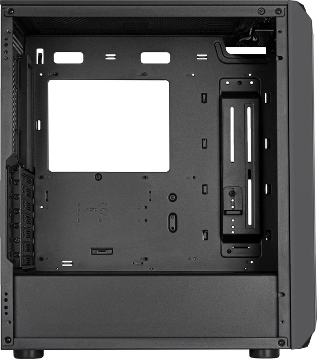 SilverStone Fara 511Z, schwarz, Glasfenster