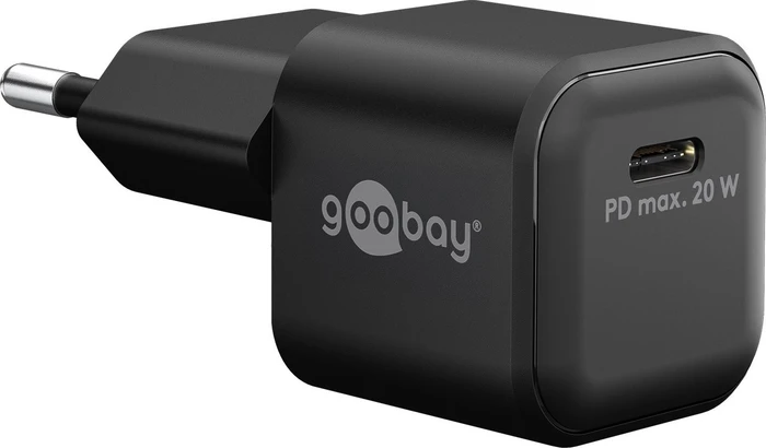 Wentronic Goobay USB-C PD GaN Schnellladegerät Nano 20W