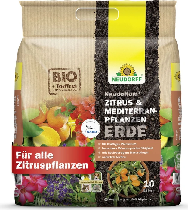 Neudorff NeudoHum Zitrus- & MediterranpflanzenErde, 10l