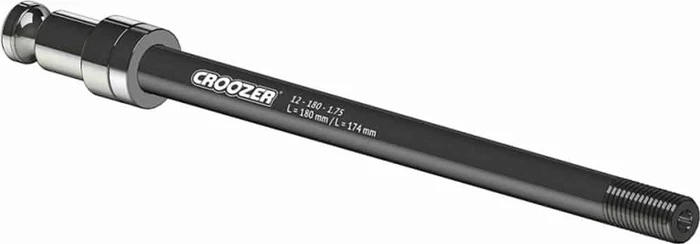 Croozer N Click & Crooz 180mm für Croozer Fahrradanhänger Steckachsen Kupplung