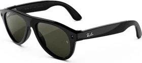 Ray-Ban Meta Aviator Gen 3 54mm shiny black/green polarized