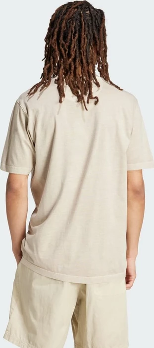 adidas Trefoil Essentials + Dye Pocket T-Shirt kurzarm putty grey (Herren)