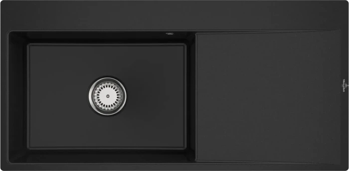 Villeroy & Boch Subway Style 60 flat flächenbündig Becken links chromite