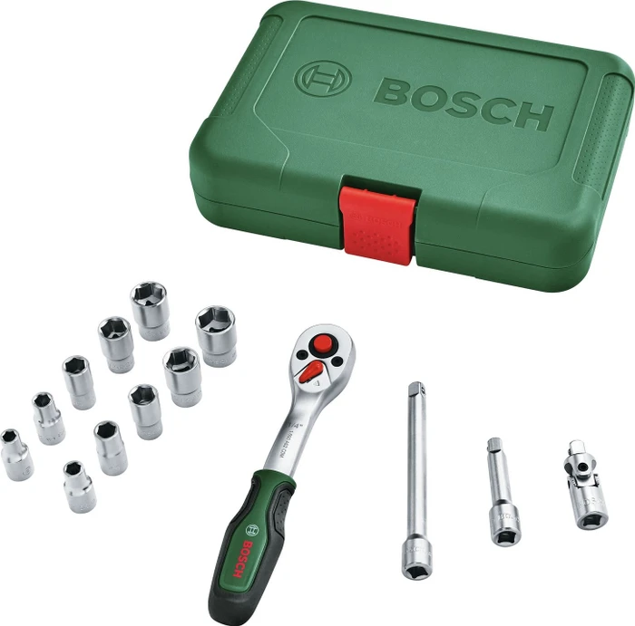 Bosch DIY Easy Steckschlüsselsatz inkl. Werkzeugbox, 14-tlg.