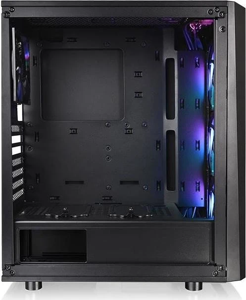 Thermaltake Versa J24 TG ARGB schwarz, Glasfenster