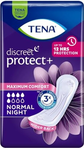 Tena Lady Discreet Protect+ Normal Night Hygieneeinlage, 20 Stück