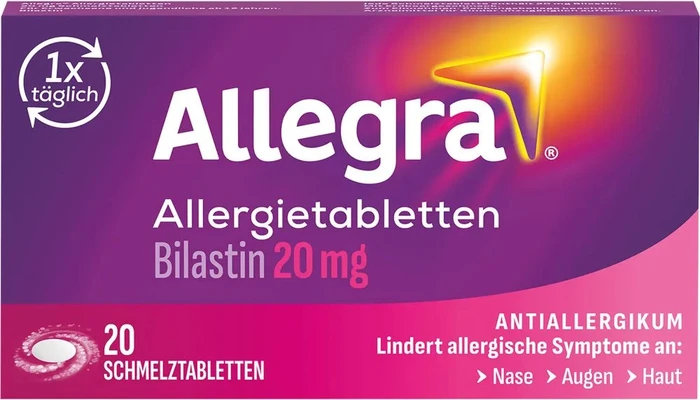 Allegra 20mg Allergie Schmelztabletten, 20 Stück