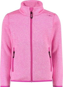CMP Fleece Knit-Tech Meliert Jacke bubblegum/bianco (Junior)