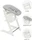 Stokke Tripp Trapp inkl. Newborn und Baby-Set 3in1 Buche white (685900)