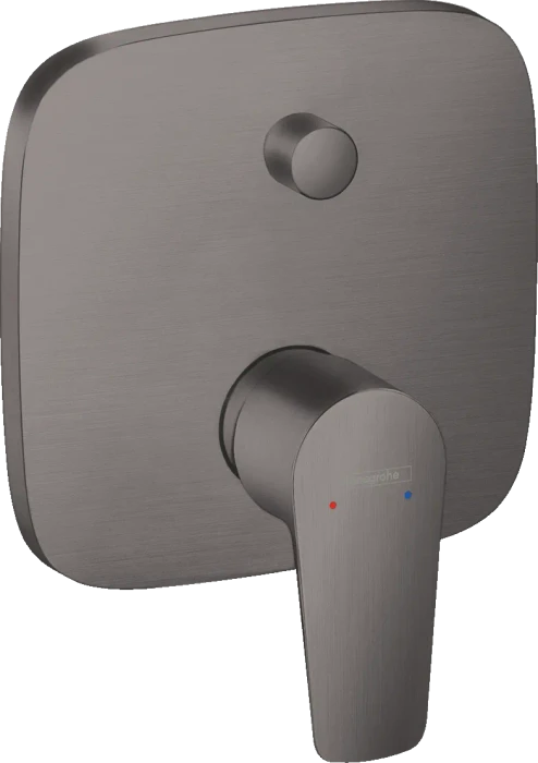 Hansgrohe Talis E Einhebel-Wannenmischer Unterputz mit integrierter Sicherungskombination für iBox universal brushed black chrome