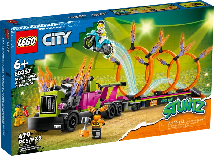 LEGO City - Stunttruck mit Feuerreifen-Challenge