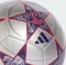 adidas UCL Club 2025/2026 League Stage Fußball silver metallic/dark purple/turbo Vorschaubild