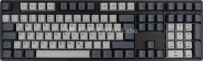 Ducky One PBT schwarz/grau, DE