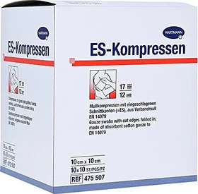 Hartmann ES-Kompressen steril 12-fach, 10 x 10cm, 100 Stück