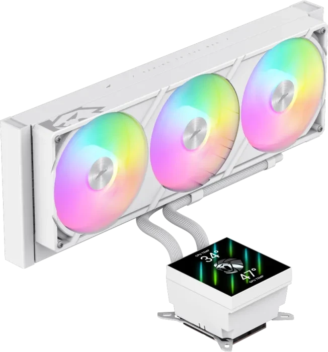 GameMax Glacier 360 WH, weiß
