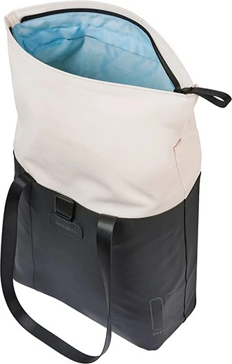 Basil Vive Shopper MIK Hooks Gepäcktasche off-white/black