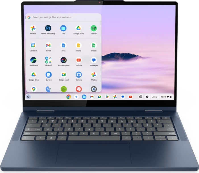 Lenovo Chrome 2in1 14ITN10 (Chromebook Plus 2-in-1 G10), Cosmic Blue, Core 3 N355, 8GB RAM, 256GB Flash, DE