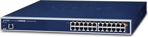 Planet Rackmount Gigabit Managed PoE-Injektor, 12x RJ-45, 220W PoE+