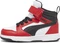 Puma Rebound V6 Mid puma white/puma black/for all time red (Junior) Vorschaubild