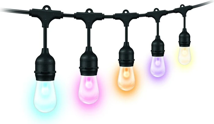 WiZ Smart Lichterkette LED 12x warmweiß-neutralweiß RGB