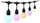 WiZ Smart Lichterkette LED 12x warmweiß-neutralweiß RGB