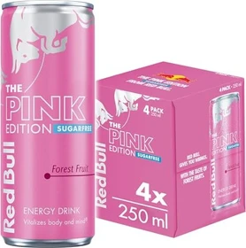 Red Bull The Pink Edition Sugarfree 4x 250ml