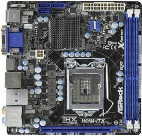ASRock H61M-ITX (Intel 1155)