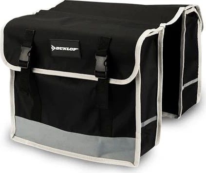 Dunlop Satteltasche Doppeltasche Gepäcktasche schwarz