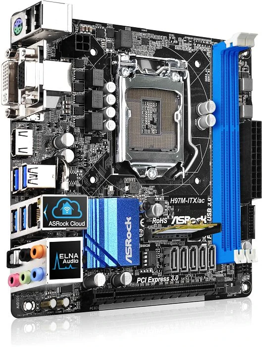 ASRock H97M-ITX/ac (Intel 1150)
