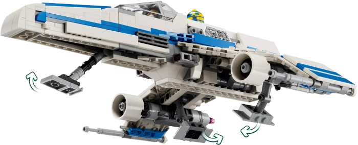 LEGO Star Wars - New Republic E-Wing vs. Shin Hatis Starfighter