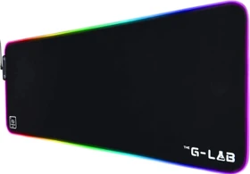 The G-Lab Pad Rubidium XXL RGB Gaming Mauspad, schwarz