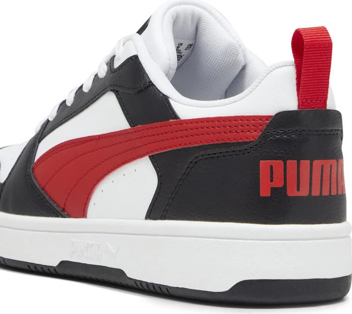 Puma Rebound V6 Low puma white/for all time red/puma black