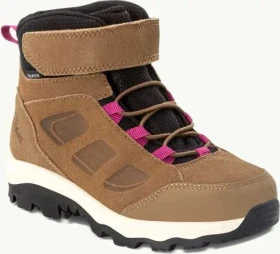 Jack Wolfskin Vojo LT Texapore Mid braun/rosa (Junior)