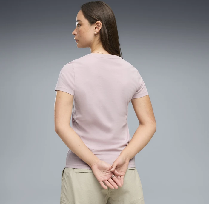 Puma ESS No. 1 Logo T-Shirt kurzarm misty pink