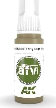 AK-Interactive 3rd Gen Acrylic Colors AFV Series idf early sand yellow, 17ml