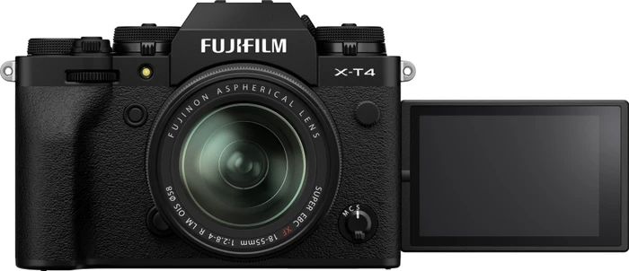 Fujifilm X-T4 schwarz mit Objektiv Fujinon XF 18-55mm 2.8-4.0 R LM OIS