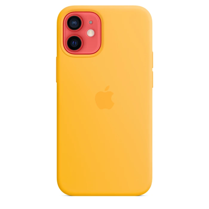 Apple Silikon Case mit MagSafe für iPhone 12 Mini Sonnenblume