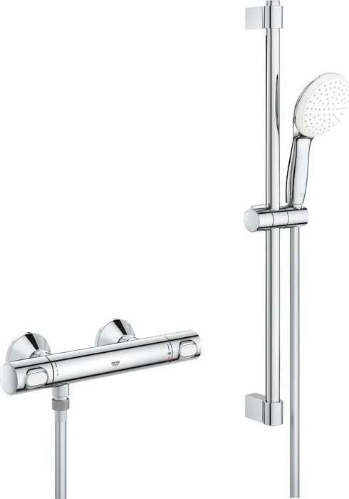 Grohe Grohtherm 500 Thermostat-Brausebatterie 1/2" chrom