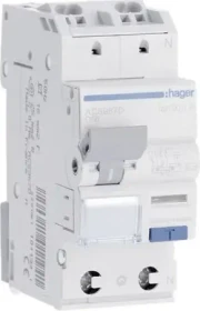 Hager Fehlerstrom-Leitungsschutzschalter 1P+N 127V 6kA C-16A 10mA Typ A QuickConnect