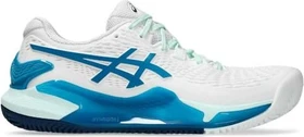 Asics Gel-Resolution 9 Clay white/teal blue (Damen)