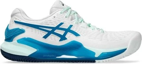 Asics Gel-Resolution 9 Clay white/teal blue (Damen)