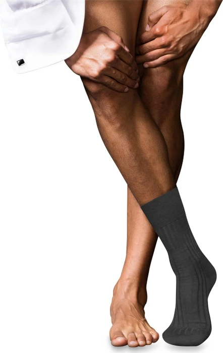 Falke No. 13 Finest Piuma Cotton Socken anthracite mel. (Herren)