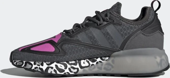 adidas ZX 2K Boost grey six/core black/screaming pink (Damen)