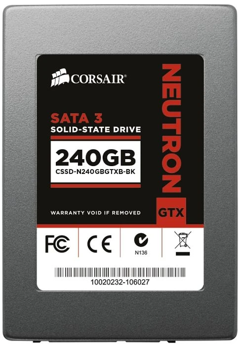 Corsair Neutron GTX - Rev. B - 240GB, 2.5" / SATA 6Gb/s