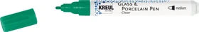 Kreul Glass & Porcelain Pen Clear medium grün