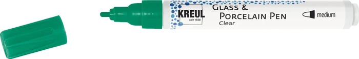 Kreul Glass & Porcelain Pen Clear medium grün