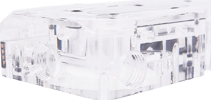 Alphacool Eisdecke Acryl DDC Dual Pumpenaufsatz, G1/4