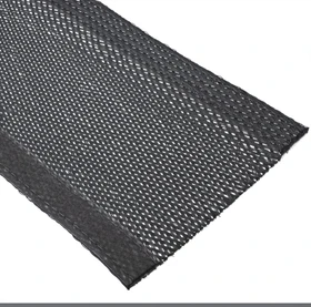 InLine Kabelschlauch Gewebeschlauch mit Klettverschluss, 40mm, 1m, schwarz