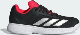 adidas Courtflash cloud white/silver metallic/core black (Junior)