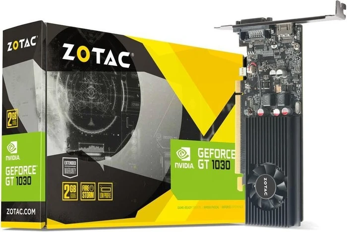 Zotac GeForce GT 1030 LP, 2GB GDDR5, DVI, HDMI